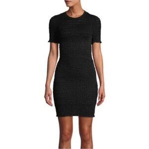 T by Alexander Wang Ruched Black Dress NWT Size Medium